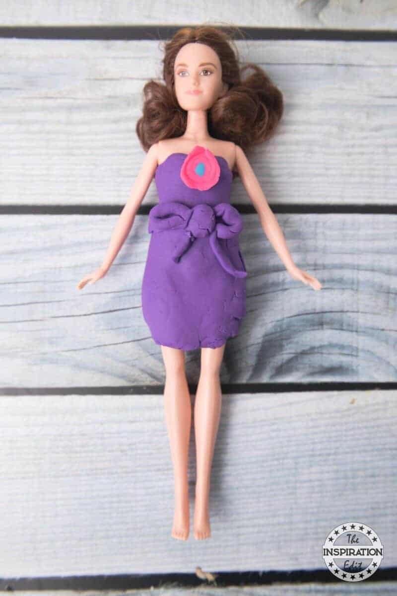 Barbie doll cheap play doh